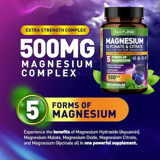Foto 3 | Foto 3 | Suplemento Built By Nature Magnesium Complex 500 Mg 120 Cápsulas - Venta Internacional.