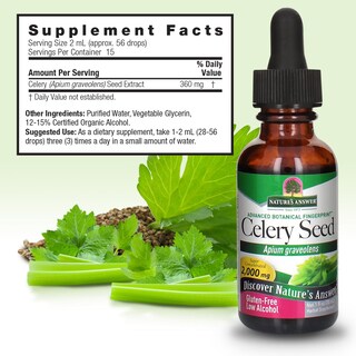 Foto 4 | Foto 4 | Suplemento De Extracto De Semillas De Apio De Nature's Answer, 60 Ml, 2000 Mg - Venta Internacional.
