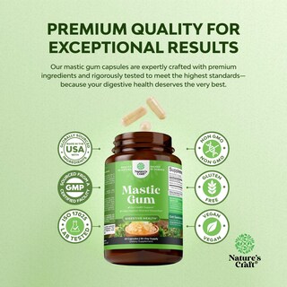 Foto 4 | Foto 4 | Cápsulas De Mastica Supplement Natures Craft, 30 Porciones - Venta Internacional.
