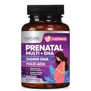 Foto 1 | Foto 1 | Vitaminas Prenatales Elaboradas Por La Naturaleza Con Dha Y Ácido Fólico 60 Cápsulas Blandas - Venta Internacional.