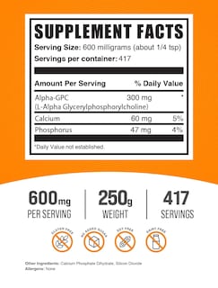 Foto 2 | Foto 2 | Suplemento Bulksupplements de Colina 300 mg - Venta Internacional