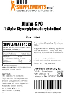 Foto 6 | Foto 6 | Suplemento Bulksupplements de Colina 300 mg - Venta Internacional