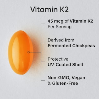 Foto 2 | Foto 2 | Suplemento Sports Research Vitamina K2 Mk-7 45 Mcg 90 Cápsulas Blandas - Venta Internacional.