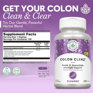 Foto 2 | Foto 2 | Suplemento Natural Balance Clenz Herbal 120 Cápsulas Vegetarianas - Venta Internacional