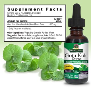 Foto 3 | Foto 3 | Suplemento Nature's Answer Hierba Gotu Kola 30 Ml - Venta Internacional