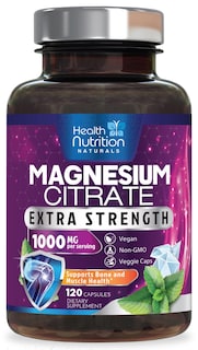 Foto 1 | Foto 1 | Suplemento Health Nutrition Naturals Citrato De Magnesio 1000 Mg - Venta Internacional