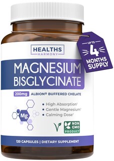 Foto 1 | Foto 1 | Cápsulas De Bisglicinato De Magnesio Healths Harmony 200 Mg - Venta Internacional.