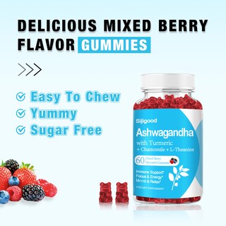 Foto 7 | Foto 7 | Gomitas de Ashwagandha Sijigood con 60 G de L-teanina - Venta Internacional