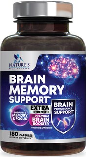 Foto 1 | Foto 1 | Brain Supplements Nature's Nutrition Memory Focus 180 Cápsulas - Venta Internacional.