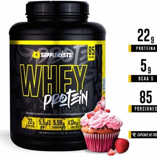 Foto 3 | Foto 3 | Proteína Whey 43 Supplements Cupcake Fresa 3 Kg 85 Porciones