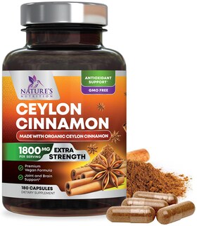 Foto 1 | Foto 1 | Suplemento Nature's Nutrition De Canela De Ceilán Orgánica 1800 Mg - Venta Internacional.