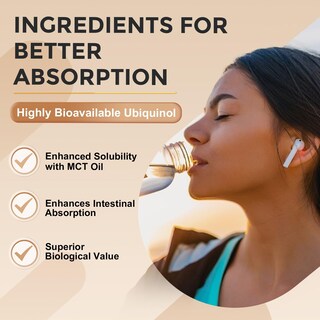 Foto 6 | Foto 6 | Suplemento Zebora Ubiquinol Coq10 300 Mg Cápsulas Blandas 120 Unidades - Venta Internacional.