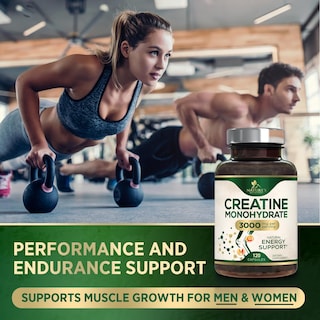 Foto 5 | Foto 5 | Cápsulas De Monohidrato De Creatina Nature's Nutrition 3000 Mg - Venta Internacional.
