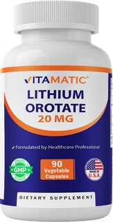 Foto 1 | Foto 1 | Suplemento Vitamático De Orotato De Litio 20 Mg 90 Cápsulas - Venta Internacional.
