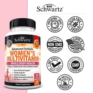 Foto 5 | Foto 5 | Multivitamínico Bioschwartz Para Mujeres Con Vitamina D3 60 Cápsulas - Venta Internacional.
