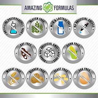 Foto 4 | Foto 4 | Suplemento Amazing Formulas L-lisina 500 Mg 250 Cápsulas - Venta Internacional.