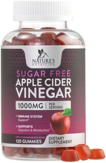 Foto 1 | Foto 1 | Suplemento Nature's Nutrition, Gomitas De Vinagre De Manzana, 1000 Mg - Venta Internacional.