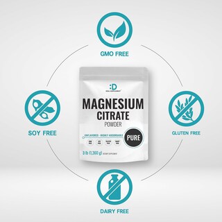 Foto 3 | Foto 3 | Suplemento De Oferta De Citrato De Magnesio En Polvo 1,36 Kg 500 Mg - Venta Internacional.