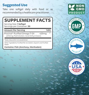 Foto 5 | Foto 5 | Suplemento De Omega 7 Healths Harmony De Alta Potencia Durante 1 Mes - Venta Internacional.