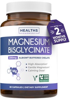 Foto 1 | Foto 1 | Cápsulas De Bisglicinato De Magnesio Healths Harmony 200 Mg - Venta Internacional.