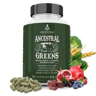 Foto 1 | Foto 1 | Suplementos Ancestral Greens, Cápsulas En Polvo, 180 Unidades, 612 Mg - Venta Internacional.