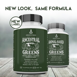 Foto 3 | Foto 3 | Suplementos Ancestral Greens, Cápsulas En Polvo, 180 Unidades, 612 Mg - Venta Internacional.