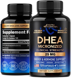 Foto 1 | Foto 1 | Suplemento Nutraharmony Dhea 25 Mg Micronizado Para Mujeres Y Hombres - Venta Internacional.