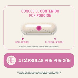 Foto 3 | Foto 3 | Life 360+ Inositol Platinum 240 Caps Mio Inositol D-chiro