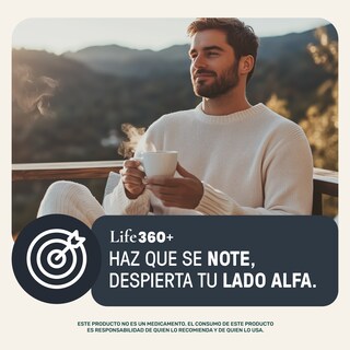 Foto 8 | Foto 8 | Life 360+ Testo Platinum 180 Cápsulas Fenogreco Ginseng Maca