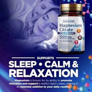 Foto 5 | Foto 5 | Suplemento Citrato de Magnesio Built By Nature 1000 Mg 240 Cápsulas - Venta Internacional