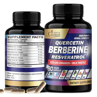 Foto 1 | Foto 1 | Berberina Organic Cadane 90 Capsulas-Venta Internacional