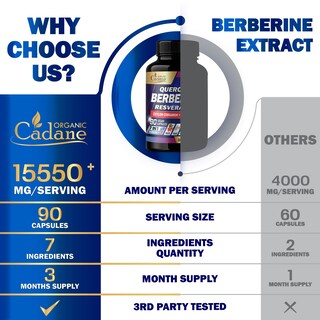 Foto 5 | Foto 5 | Berberina Organic Cadane 90 Capsulas-Venta Internacional