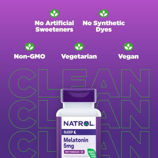 Foto 5 | Foto 5 | Sleep Aid Natrol Sleep Melatonina 5 Mg De Disolución Rápida 90 Comprimidos - Venta Internacional.