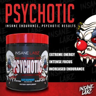 Foto 4 | Foto 4 | Polvo Para Antes Del Entrenamiento Insane Labz Psychotic 875 G (uva) - Venta Internacional.