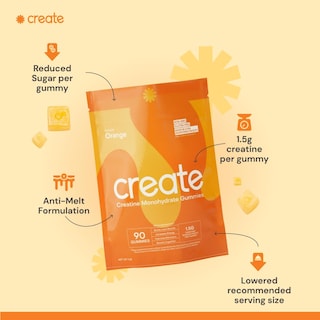 Foto 4 | Foto 4 | Gomitas De Monohidrato De Creatina Create Wellness, 1,5 G (90 Unidades) - Venta Internacional.