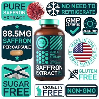 Foto 2 | Foto 2 | Suplemento De Extracto De Azafrán 88,5 Mg Para Mujeres Y Hombres 60 Cápsulas - Venta Internacional.