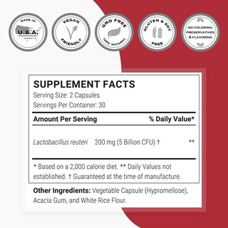 Foto 4 | Foto 4 | Suplemento Probiótico Supersmart Lactobacillus Reuteri 5b Cfu - Venta Internacional.