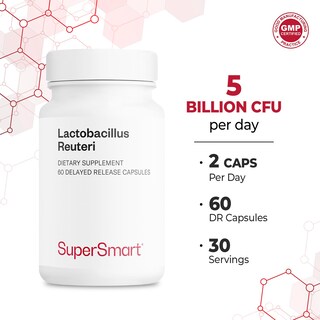 Foto 5 | Foto 5 | Suplemento Probiótico Supersmart Lactobacillus Reuteri 5b Cfu - Venta Internacional.