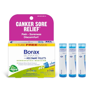 Foto 1 | Foto 1 | Medicamento Homeopático Boiron Borax 6c Para Aftas, 3 X 240 Gránulos - Venta Internacional.