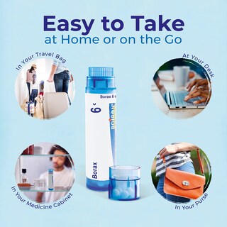 Foto 6 | Foto 6 | Medicamento Homeopático Boiron Borax 6c Para Aftas, 3 X 240 Gránulos - Venta Internacional.