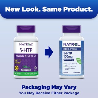 Foto 2 | Foto 2 | El Suplemento Natrol 5-htp 100 Mg Ayuda A Mantener Un Estado De Ánimo Equilibrado - Venta Internacional.
