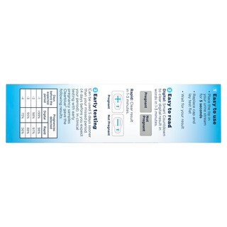 Foto 3 | Foto 3 | Prueba De Embarazo Clearblue, Paquete Combinado De 4 Unidades, Digital Y Rápida - Venta Internacional.