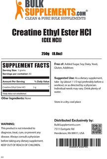 Foto 2 | Foto 2 | Suplementos A Granel De Éster Etílico De Creatina Hcl, 250 G - Venta Internacional.