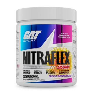 Foto 1 | Foto 1 | Polvo Termogénico Para Antes Del Entrenamiento Gat Sport Nitraflex Burn - Venta Internacional.