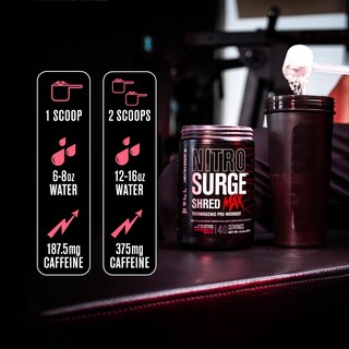 Foto 5 | Foto 5 | Preworkout Jacked Factory Nitrosurge Shred, Máximo 40 Porciones - Venta Internacional.