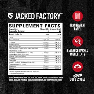 Foto 6 | Foto 6 | Preworkout Jacked Factory Nitrosurge Shred, Máximo 40 Porciones - Venta Internacional.