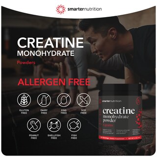 Foto 4 | Foto 4 | Polvo De Monohidrato De Creatina Supplement Smarter Nutrition, 5 G - Venta Internacional.