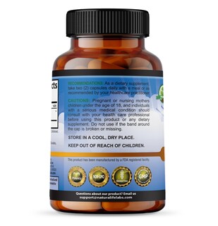 Foto 6 | Foto 6 | Suplemento Naturalife Labs A Higher Standard Nac 1600 Mg 100 Cápsulas - Venta Internacional.