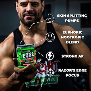 Foto 3 | Foto 3 | Polvo Preentrenamiento Psycho Pharma Edge Of Insanity 225 G - Venta Internacional.