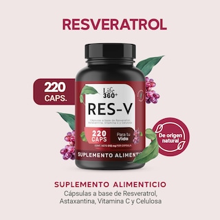 Foto 2 | Foto 2 | Suplemento Vitamina C y Astaxantina Life 360+ 220 Capsulas
